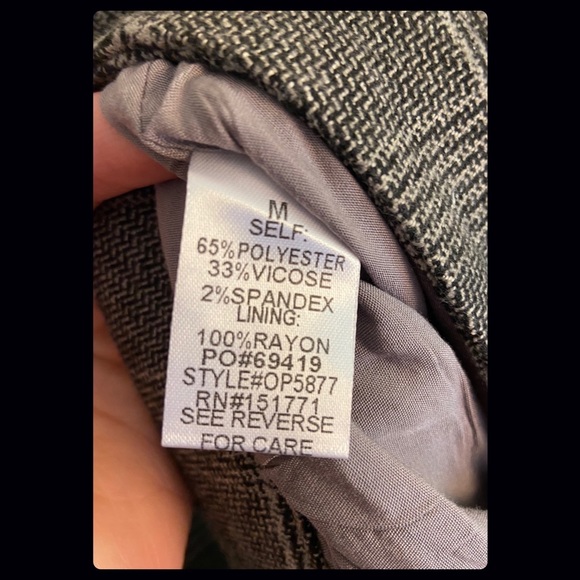 NWT Gilli Medium Plaid Ankle Pant - Trousers - Picture 5 of 6